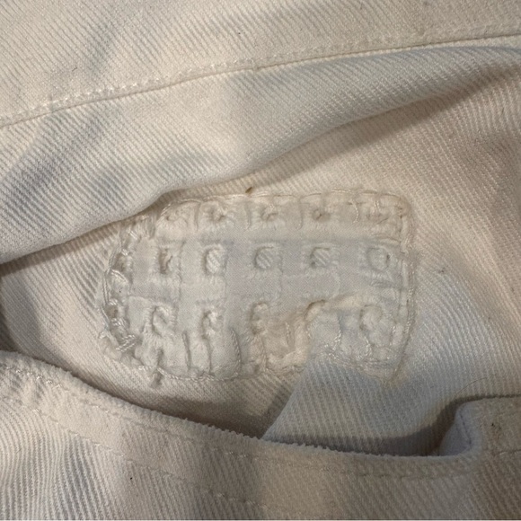 Lauren Ralph Lauren Women's White Eyelet Jeans Relaxed Taper Size 14 NWT $195 - Picture 7 of 14